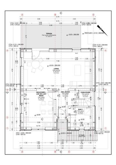 Casa  4 camere,2 bai,136 mp, 550 mp teren zona Corunca - 7