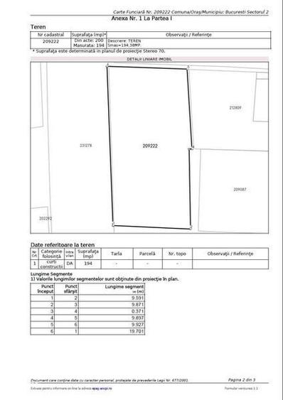 Teren 200mp, Tei Toboc, Sector 2 - 1