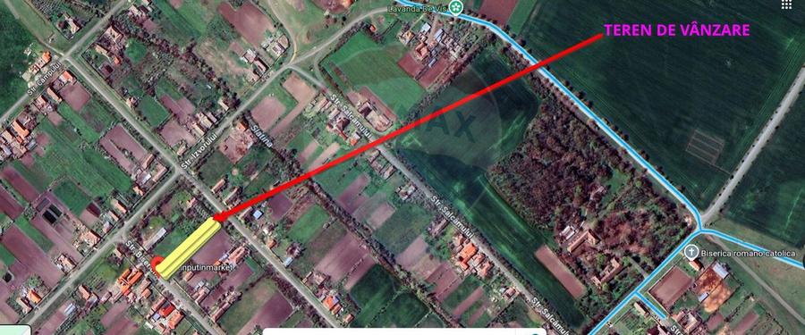 Teren intravilan de vânzare 2,209mp în loc. Mănăștur, jud. Arad - 2