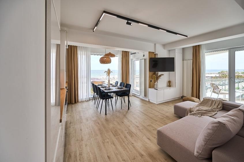 Ofer pentru inchiriere apartament 3 camere cu vedere frontala la mare - 1