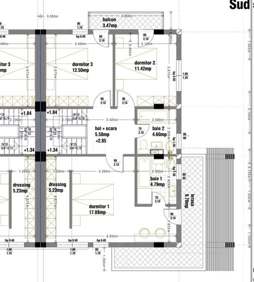 Casa Individuala Cuplata de vanzare in Paulesti 120 mp utili - 7