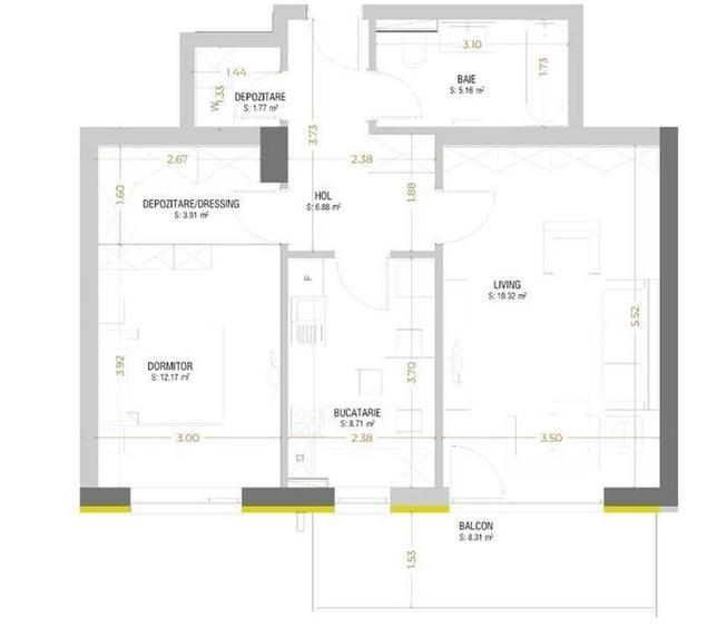 URBAN PLAZA, bloc nou, orientare vestică, apartament la cheie - 4