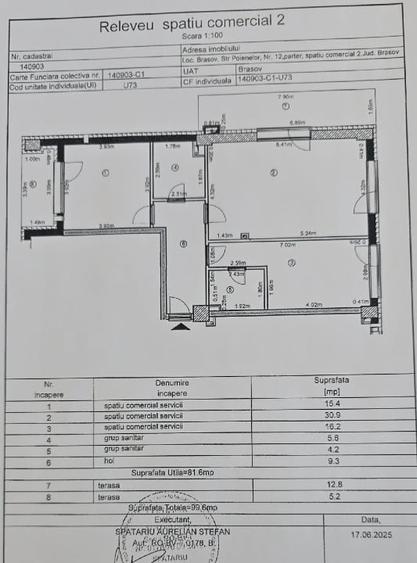 Spatiu comercial 81.6 mp direct proprietar 250 000 € - 1