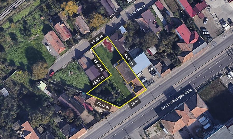 De vânzare – Imobil cu potențial multiplu, Târgu Mureș, str. Gheorghe Doja nr. 2 - 1