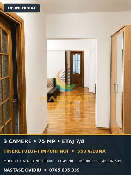 Apartament 3 Camere de Inchiriat Tineretului–Timpuri Noi ! - 10