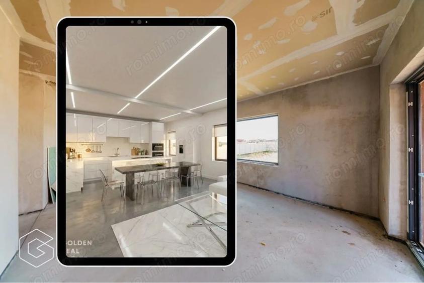 Casa noua pe un nivel, la gri, Mandruloc, comision 0% - 15