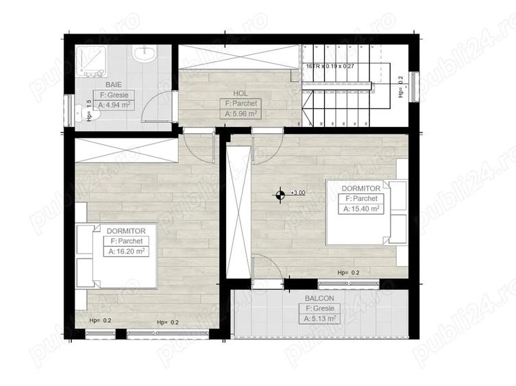 Casa Vila P + Etaj Zona Raului Brestei . Lukoil. Promenada - 3