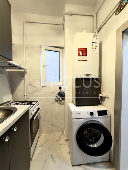 Apartament cu 2 camere semidecomandat, mobilat în Universitate