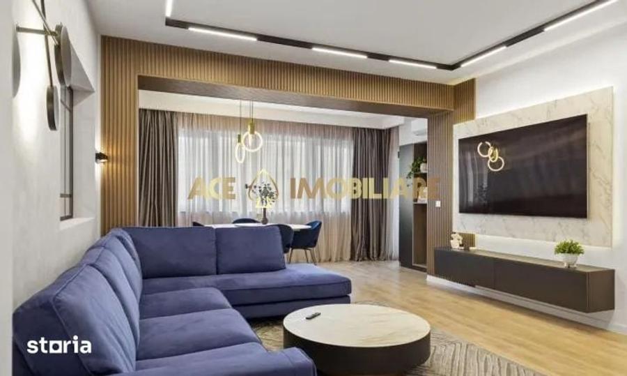 Apartament cu 4 camere, mobilat în Central