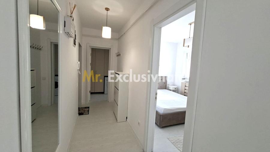 Apartament cu 2 camere decomandat, mobilat în Exterior Est