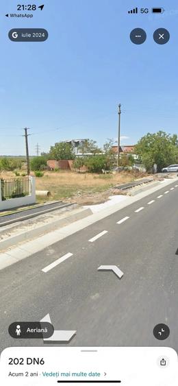 Teren de 2500 mp, în Dăneasa
