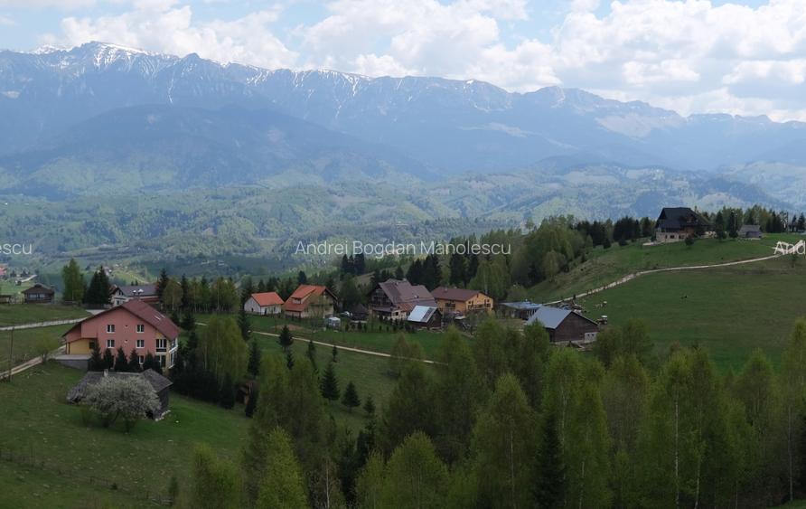 Vanzare 1266 mp teren superb Cheile Rasnoavei la munte langa padure si pensiuni