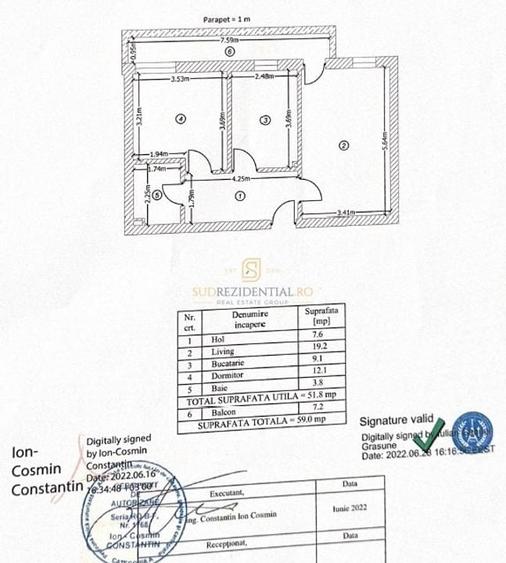Apartament 2 camere, decomandat, metrou Berceni, Comision 0% - 11