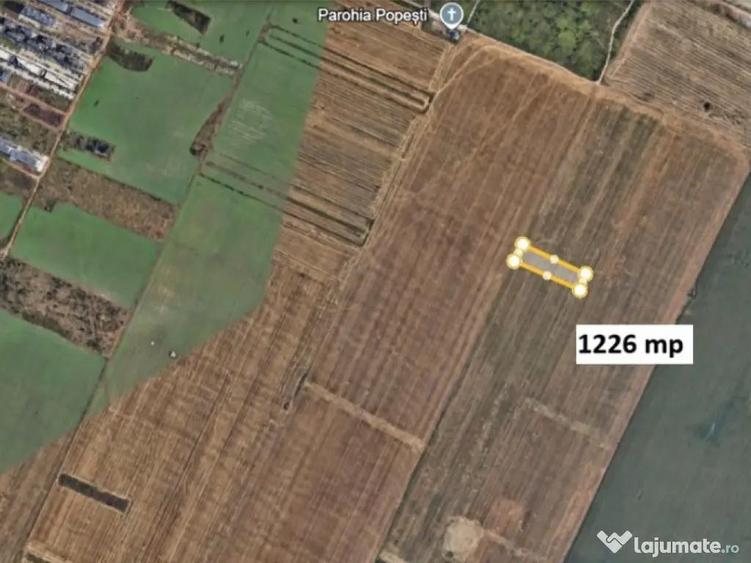 Teren Popesti Leordeni 1226 mp Str Fagului New 2026 - 1