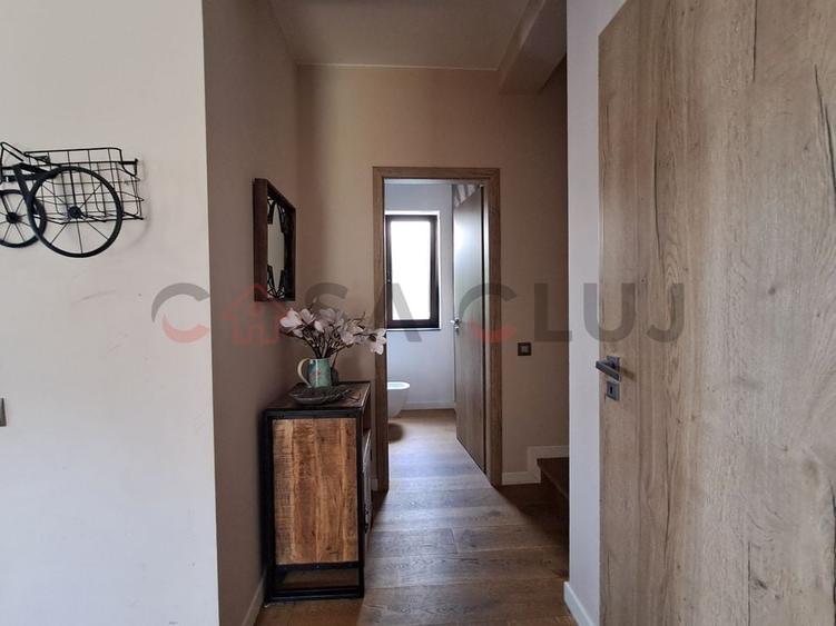 Apartament pe 2 nivele la vilă + Curte, Piscină, Saună și garaj, Gruia!! - 11
