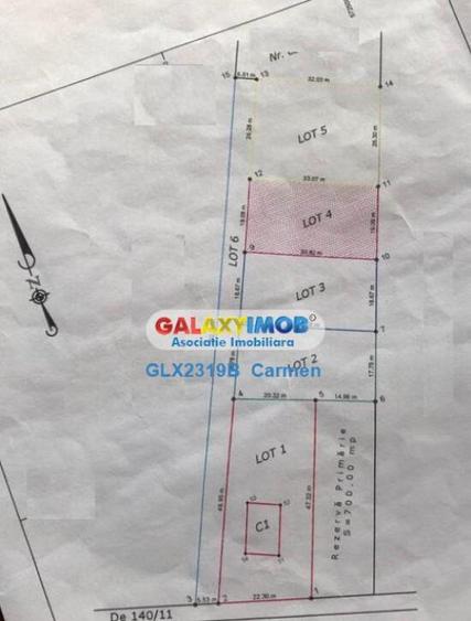 Teren intravilan - Domnesti - Intrarea Albastrelelor - 1
