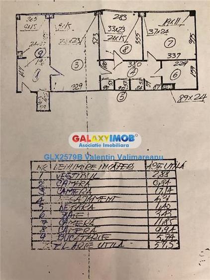 Apartament 3 Camere obor cod 215 - 6
