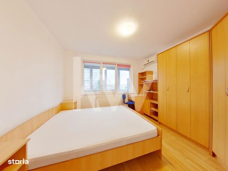Inchiriere apartament 2 camere, mobilat si utilat + balcon de 11mp - z - 8