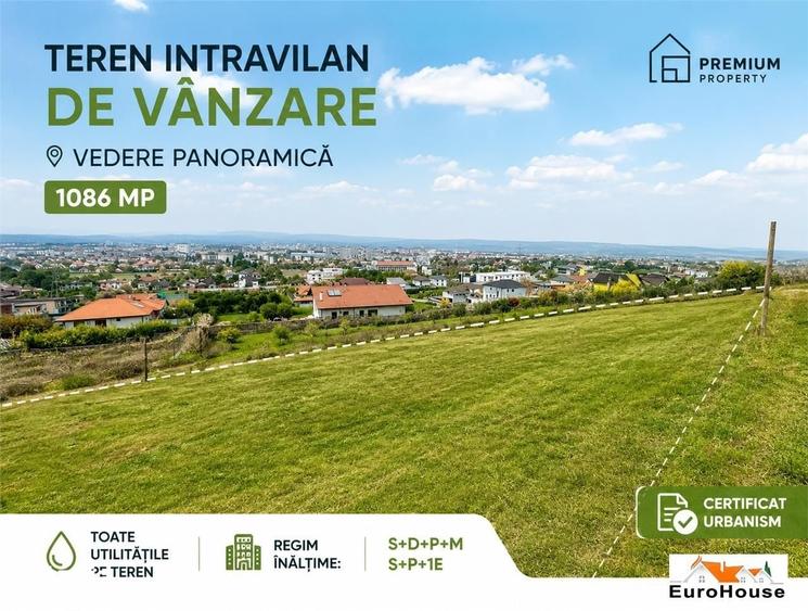 Teren de 1068 mp, în Cetate