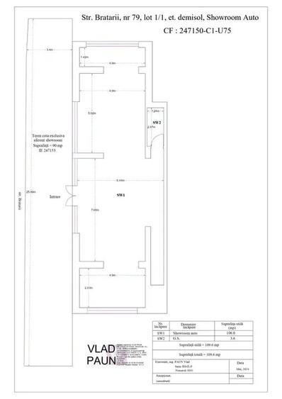 Spațiu Comercial +teren, stradal, zona foarte dezvoltata, Str Bratarii - 2