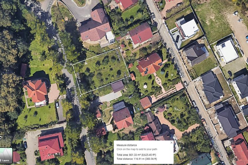 Teren intravilan 800 mp zona vile de lux - 1