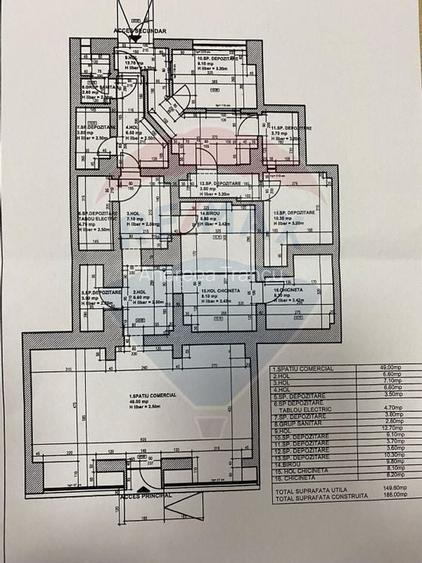 Spatiu comercial de 149.6mp de inchiriat in zona Pantelimon