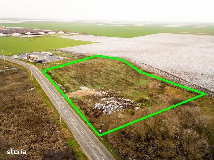 RECO . Teren extravilan 5000mp , 110ml front . - 3