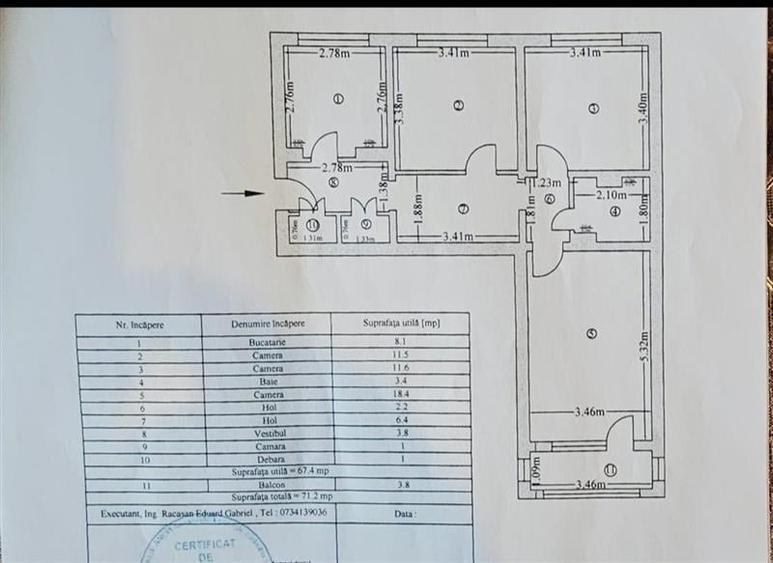 Apartament 3 camere spațios Nicolae Grigorescu - 1
