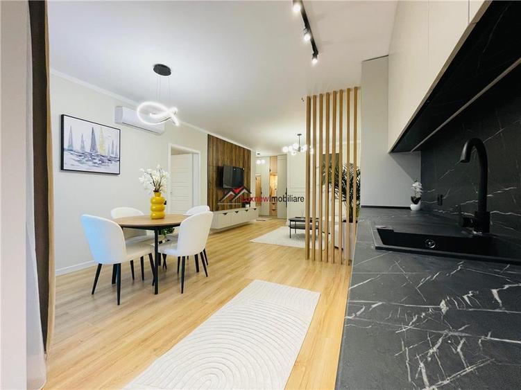 Apartament cu 2 camere semidecomandat, mobilat în Florești