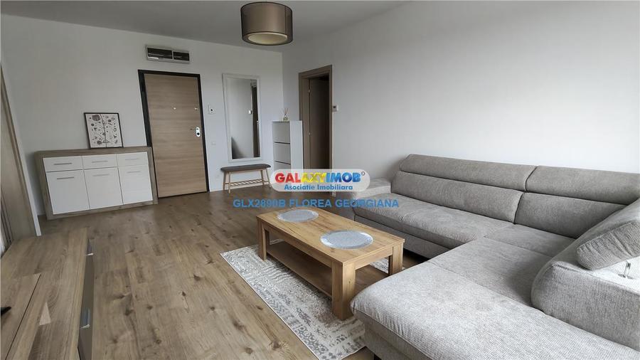 Apartament cu 3 camere semidecomandat, mobilat în Băneasa