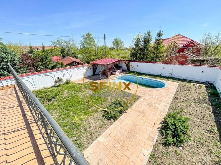 Vila cu piscina teren 828 mp Domnesti, comision 0 - 21