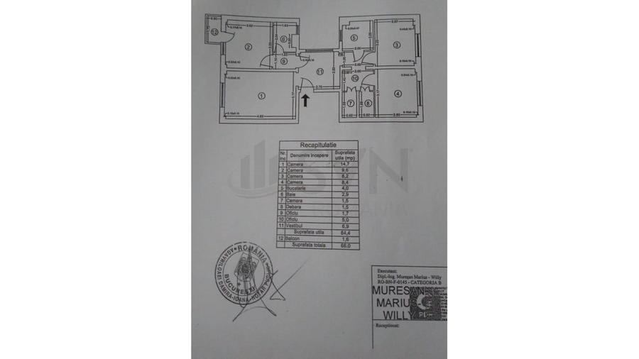 REA1022884 Apartament 4 camere I Tei. - 10