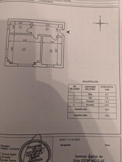 Garsoniera 39 mp Parter Str. Ostroveni + 2 locuri de parcare - 2