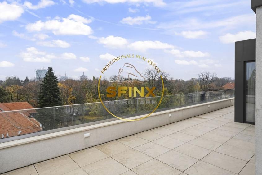 Kiseleff, 4 room penthouse to let, pet friendly, roof terrace, panoramic views - 4