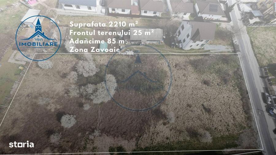 Exclusivitate- Teren intravilan | 2210 mp | Strada Zavoaie - 1