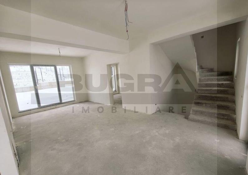 Duplex semifinisat, 130 mp utili, garaj, Chinteni - 1