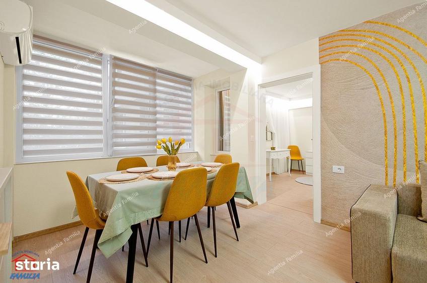 Apartament cu 3 camere, mobilat în Port
