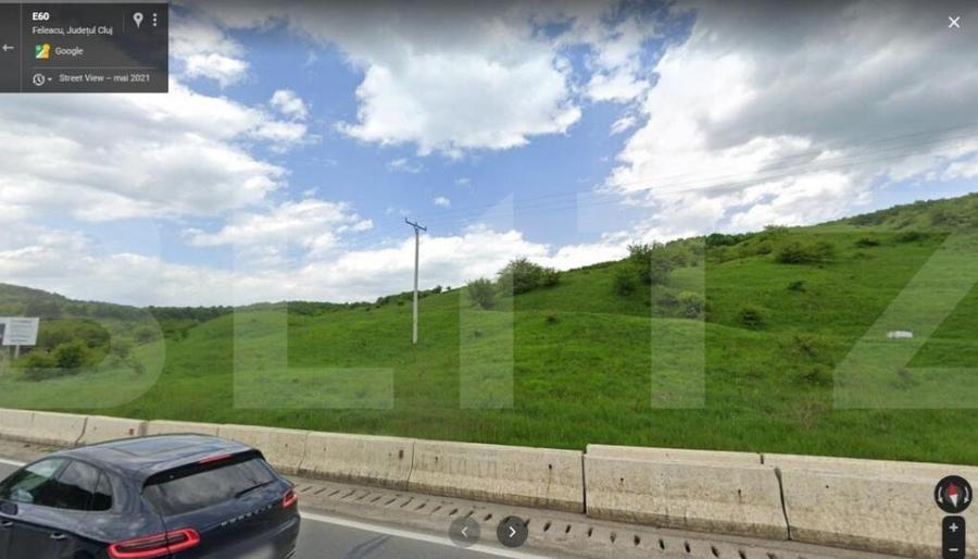 Teren intravilan, 3973 mp, front 44 ml la E60, Feleacu - 2