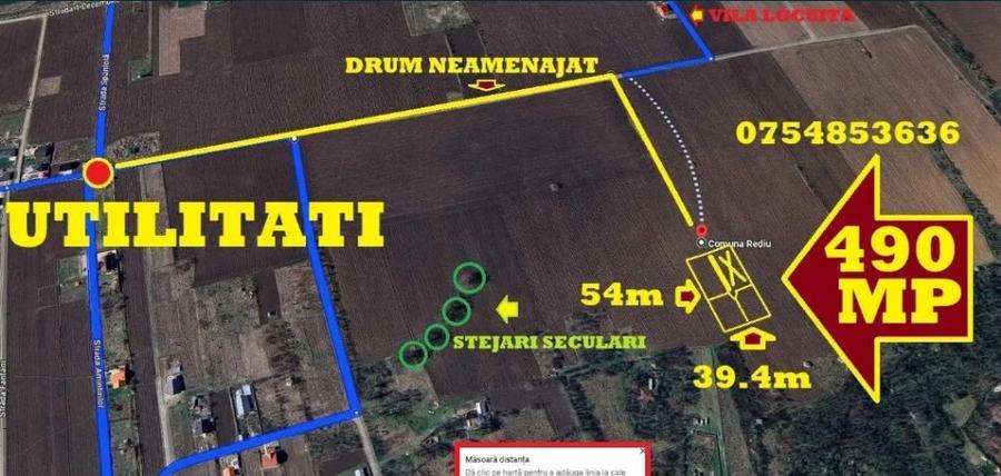 Pacurari, Platoul Beldiman, teren 490 mp intravilan, pret negociabil - 2