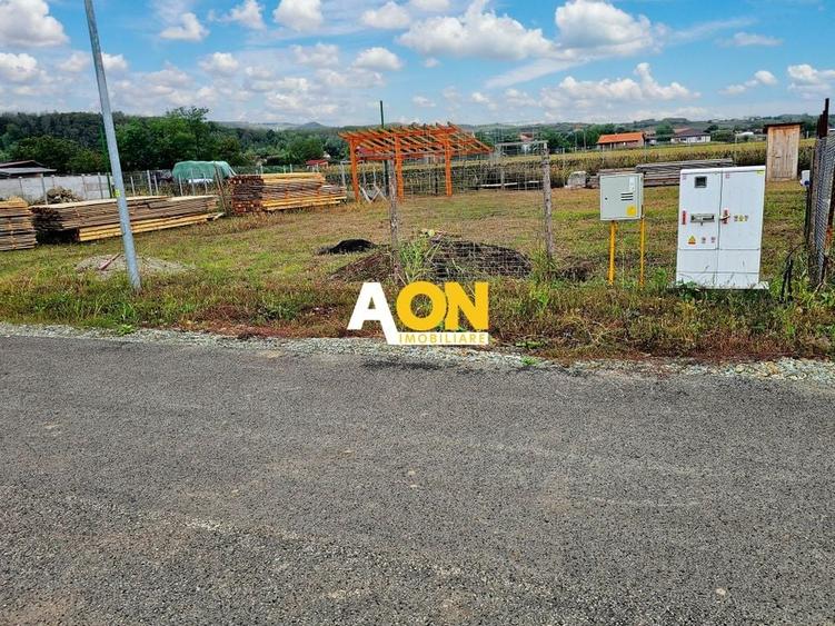 Teren 600 mp, proiect casă 4 camere + autorizație și utilități, Ciugud - 1