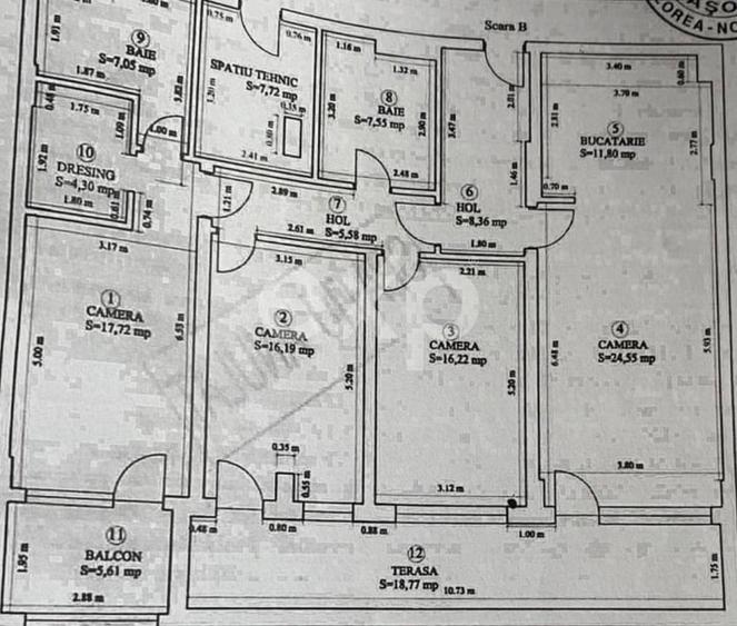 Apartament de închiriat – 4 camere, decomandat – Tractorul, Brașov- 120 mp. - 16