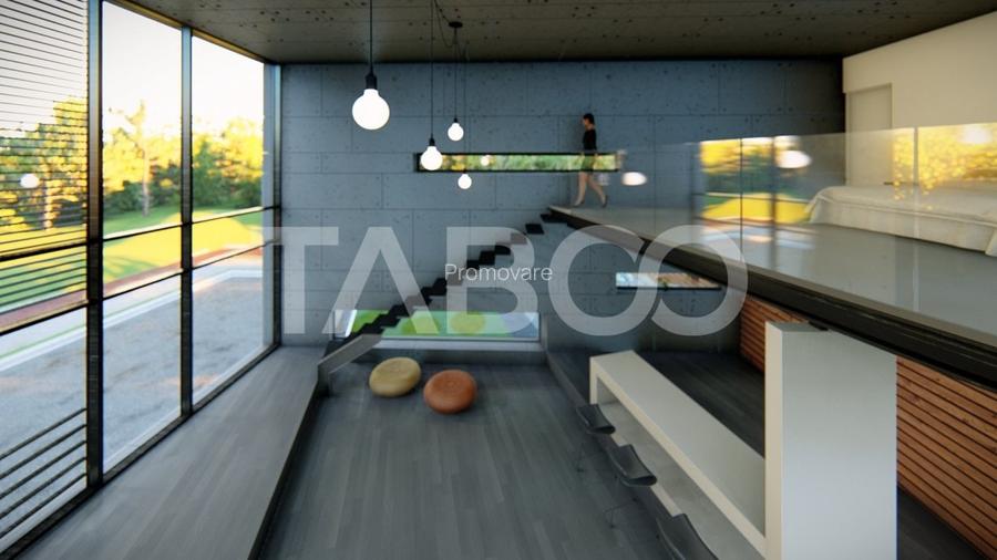 Casa individuala de vanzare cu terasa teren 320 mp zona Centrala Sibiu