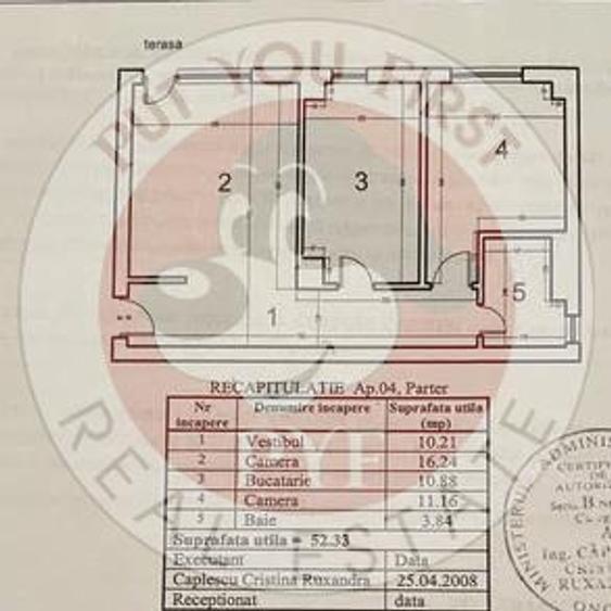 Rosu | Apartament 2 camere | 65mp | Decomandat | B11963 - 4