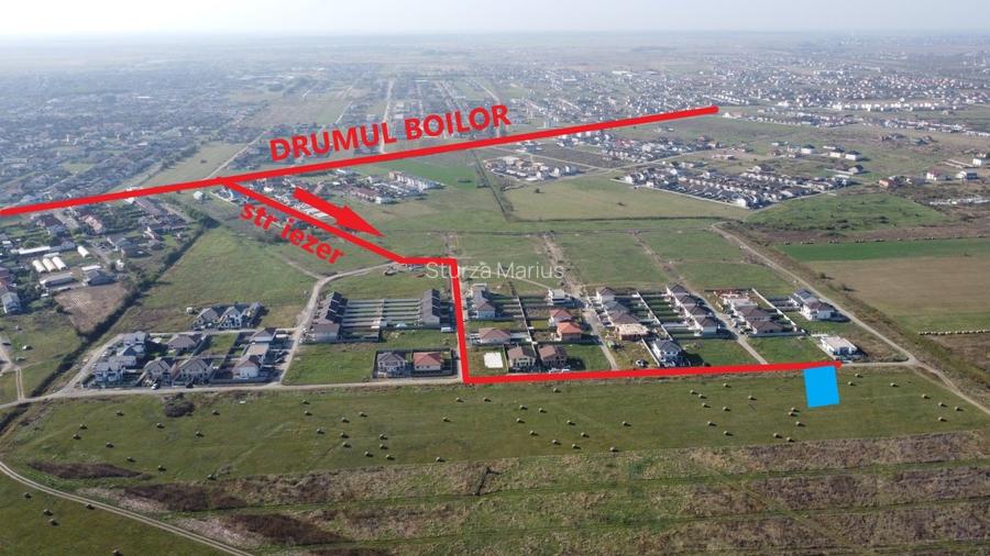 Parcela in cartier Serena 3 cu toate utilitatile strada Flautului