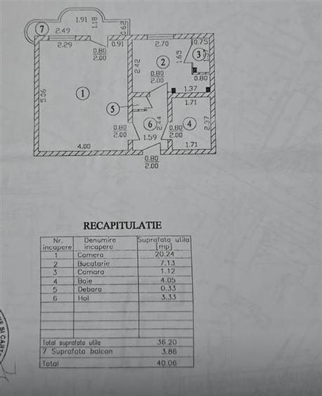 Garsoniera Brancoveanu/ Bloc Mixt - 7