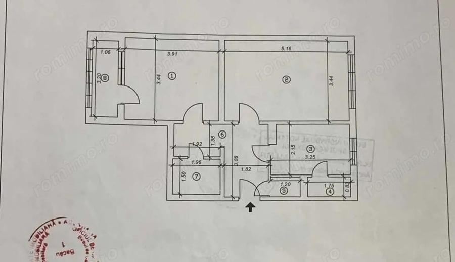 Narcisa, 2 camere la parter cu balcon intabulat - 2