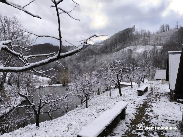 Casa de vacanta, cu lac, 5640 mp teren, Huta, com. Chiuiesti, jud. Cluj - 46