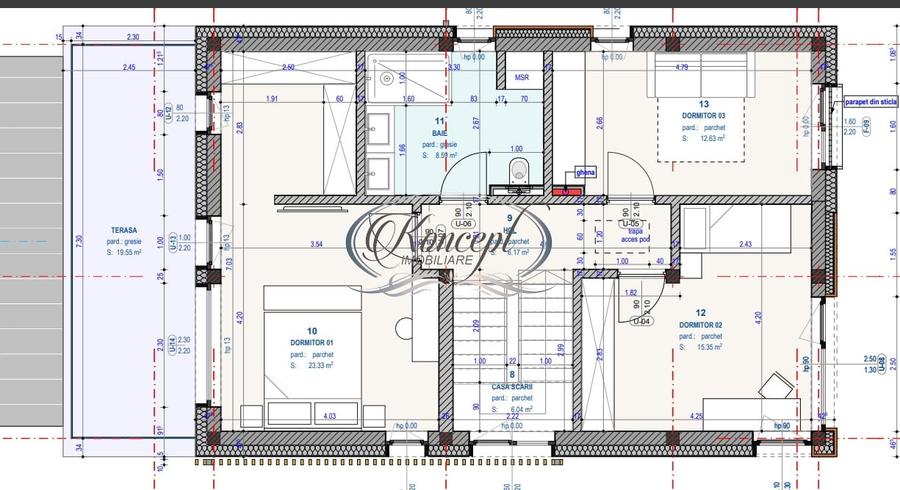 Casa moderna cu pod inalt si terasa generoasa pe Ady Endre - 10