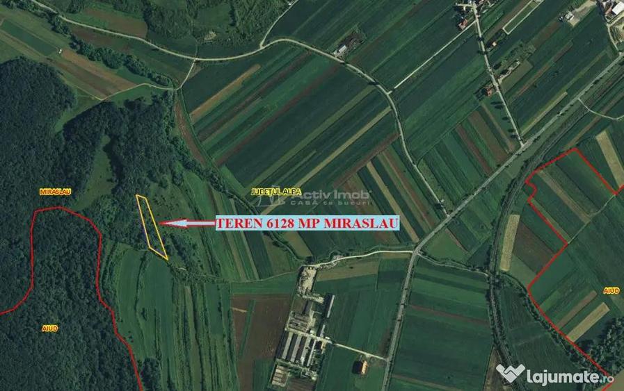 Faneata Miraslau sub padure, panorama asupra satului si vaii - 1