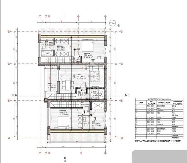 Comision 0  - Vila triplex P+1E+M - Parcul Teilor - 4